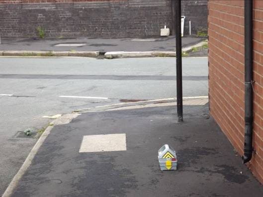 Blind induction sweep: the Genny stepped across the search area (position 4 of 6).